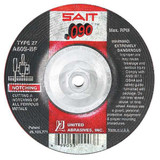 United Abrasives/Sait DepressdCntrCtOffWhl,5/8"-11CN,ThreadHle 20915