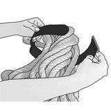 Manufacturer Varies Cinch Strap,Black,12 in L,1 in W, PK10 G1X12KVSG