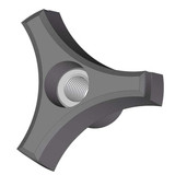 Innovative Components Hand Knob,Through Hole,5/16"-18 GN5C- - - - RT7--21