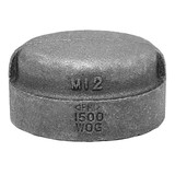 Anvil Round Cap, Malleable Iron, 1 1/4 in 0318900644