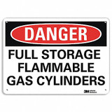 Lyle Danger Sign,7 in x 10 in,Aluminum U3-1525-RA_10X7