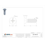 Manufacturer Varies MS,#4-40,Plain,3/8"L,100PK U51300.011.0037