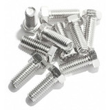 Foreverbolt HxHdCpScrw,18-8 SS,40mm,M8-1.25,10PK FBMHEXB812540P10