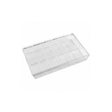 Flambeau Compartment Box,Snap,Clear,1 13/16 in 6654KD