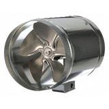 Tjernlund Products Steel 12"D,15.6"H,12"W Inline Duct Fan EF-12