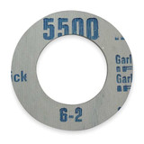 Garlock Flange Gasket,1-1/2 in.,1/8 in.,Gray 5500RG-0150-125-0150