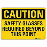 Lyle Safety Sign,7 in x 10 in,Aluminum U4-1649-RA_10X7