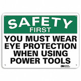Lyle Safety Sign,7 in x 10 in,Aluminum U7-1278-RA_10X7