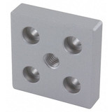 80/20 5 Hole - Center Tap Base Plate,Quad 2140