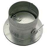 Greenseam Collar W/Damper,6" Duct Size GR6POCR6GA26D