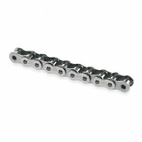 Tsubaki Roller Chain,10ft,Riveted Pin,Steel 40NP