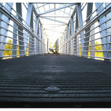 Fibergrate Pedestrian Pultruded Grating,Span 4 ft. 351103.04