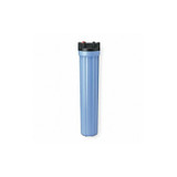 Pentair/Pentek Filter Housing,22 3/8" H,5 1/8" Dia,Blue 150069-75