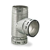 Ameri-Vent Standard Tee,4" Dia.,8-7/8" L 4ET