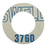 Garlock Gasket,Ring,3/4ion.Pipe,BlueandOff-White 37760-1191