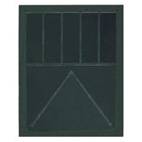 Buyers Products Mud Flaps,Black,Rubber,24" L x 24" W,PR  B24SPP