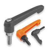 Kipp Adjustable Handle,1/4"-20,Plastic K0269.1A21X15