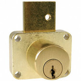 Compx National Remov Core Lock,Gold,Rectang  C8178-915-4