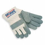 Mcr Safety Leather Palm Gloves,White,M, 1700M