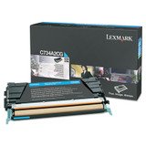 Lexmark™ C734a2cg Toner, 6,000 Page-Yield, Cyan C734A2CG
