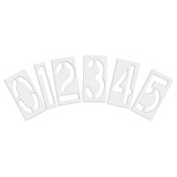 Rae Pavement Stencil,24 in,Number Kit,1/16 STL-116-8240