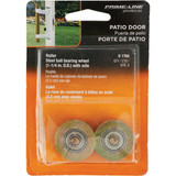 Prime-Line 1-1/4 In. Steel Patio Door Roller with Built-In Axle (2-Count)