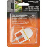 Prime-Line 1 In. x 1/4 In. Standard Spiral Nylon Adjustable Screen Door Roller Assembly (2-Count)