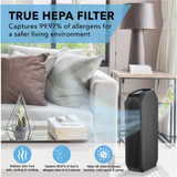 Perfect Aire 3-In-1 HEPA/Carbon 222 Sq. Ft. Tower Air Purifier with UV Sanitizer