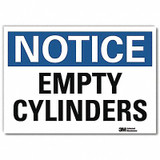 Lyle Notice Sign,5inx7in,Reflective Sheeting U5-1196-RD_7X5
