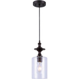 Home Impressions 5" Orb Crd Pendant Light IPL276B01ORB-B