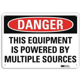 Lyle Danger Sign,7 inx10 in,Plastic U1-1072-NP_10X7