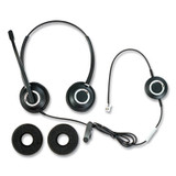 Spracht ZuM ZuMRJ9B Binaural Over The Head Headset, Black ZUMRJ9B