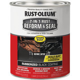 Rust-Oleum Stops Rust 2-In-1 Rust Reform & Seal, 1 Qt., Black