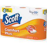 Scott Comfort Plus Toilet Paper (6 Big Rolls) 51434 Pack of 8 622509
