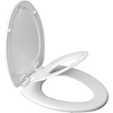Mayfair NextStep2 Elongated Closed WhisperClose White Enameled Wood Toilet Seat
