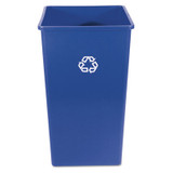Rubbermaid® Commercial CONTAINER,SQ,RCY,50GL,BE FG395973BLUE