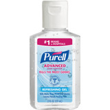 Purell 2 Oz. Advanced Hand Sanitizer Refreshing Gel Flip Cap 9605-24 Pack of 24