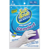 Soft Scrub Small Premium Comfort Vinyl Rubber Glove 12611-26