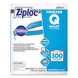 Ziploc® BAG,ZIPLOC FREEZER QT,300 364957