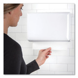 San Jamar® Singlefold Paper Towel Dispenser, 10.75 X 6 X 7.5, White T1800WH USS-SJMT1800WH