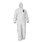KleenGuard™ COVERALL,A35,HOODED,LG,WH 38938