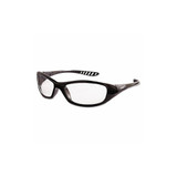 KleenGuard™ V40 Hellraiser Safety Glasses, Black Frame, Clear Lens 20539