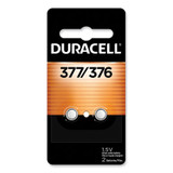 Duracell® Button Cell Battery, 376/377, 1.5 V, 2/pack DURD377B2PK