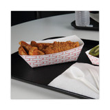 Boardwalk® Paper Food Baskets, 5 Lb Capacity, Red-white, 500-carton BWK30LAG500 USS-BWK30LAG500