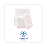 Boardwalk® Paper Food Baskets, 5 Lb Capacity, Red-white, 500-carton BWK30LAG500 USS-BWK30LAG500