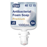 Tork® Premium Antibacterial Foam Soap, Unscented, 1 L, 6/carton 401215