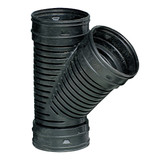 Advanced Drainage Systems 4 In. Plastic Corrugated Wye 0422AA