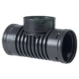 Advanced Drainage Systems 4 In. Plastic Corrugated Tee 0421AA