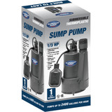 Superior Pump 1/3 HP Thermoplastic Submersible Sump Pump with Tethered Float Switch