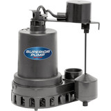 Superior Pump 1/3hp Plastic Sump Vfs 92372